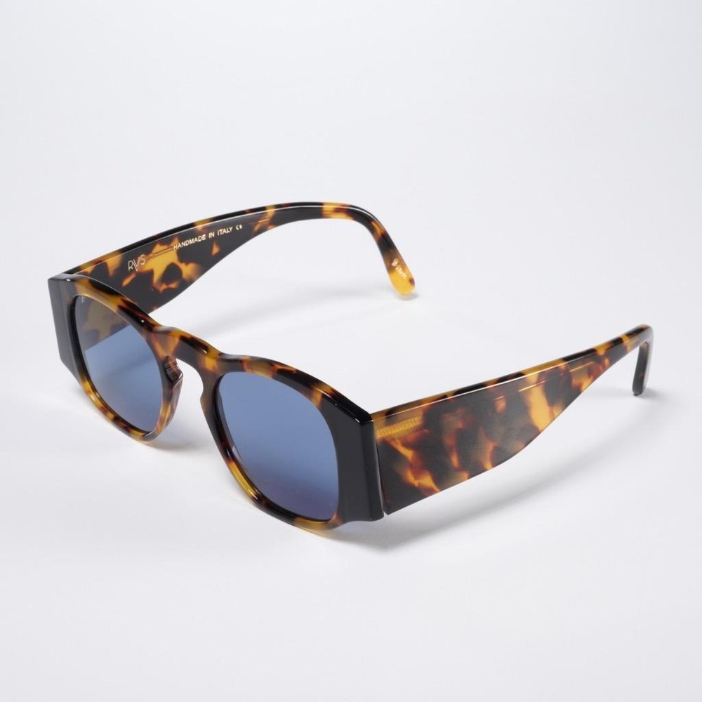 RVS Handmade Italy Eli Brown Tortoise Shell Sunglasses Limited Edition in Box
